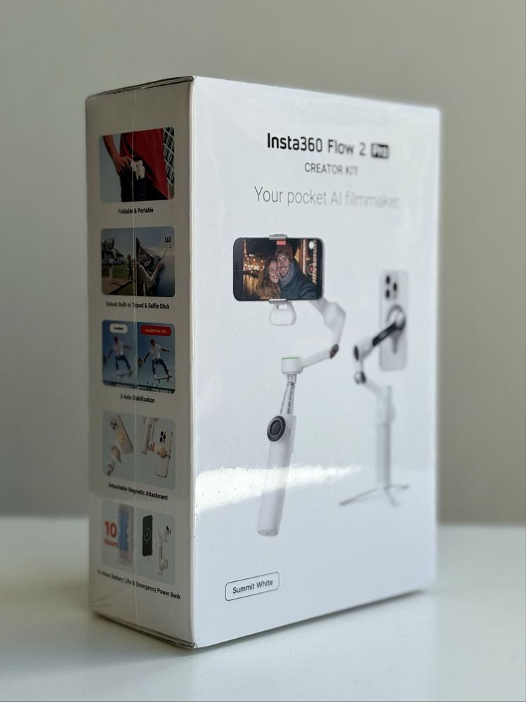 Insta360 Flow 2 Pro CREATOR KIT Summit White — Nowy