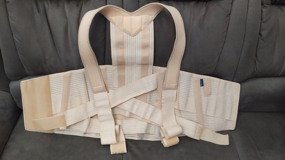 Корсет грудопоперековий грудопоясничный коректор осанки aurafix AO-90