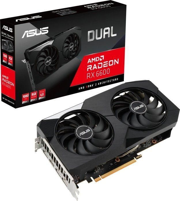 Karta graficzna Asus Dual Radeon RX 6600 Gaming OC 8GB GDDR6