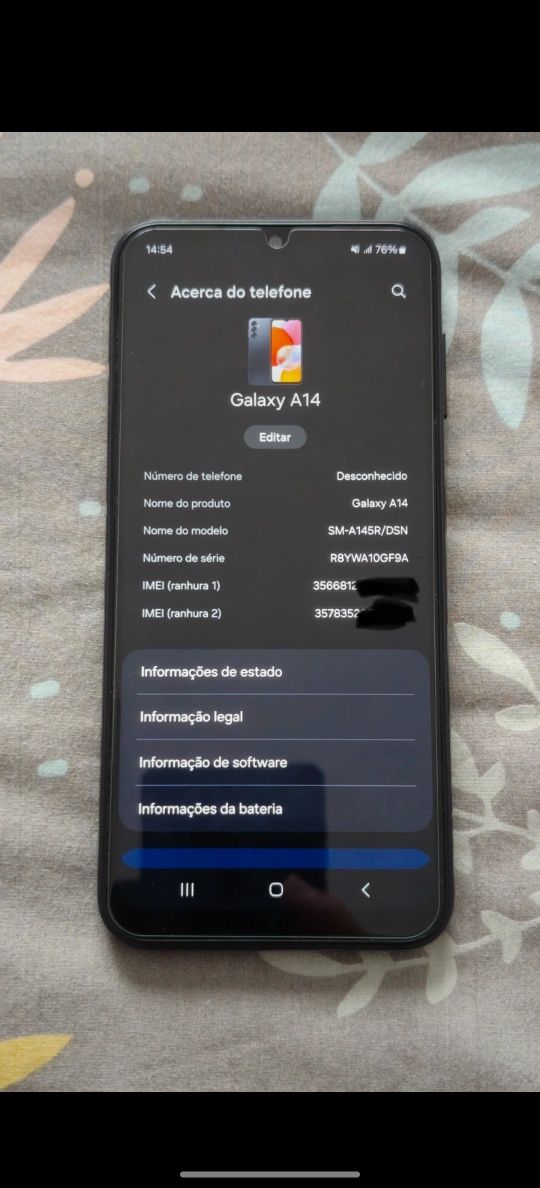 Samsung Galaxy A14 com 128Gb