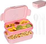 Lunchbox na żywność pojemnik pudełko z przegródkami sztućce 2000 ml