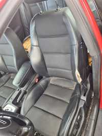 Fotel przedni lewy kierowcy półskóra elektryczny pamięć Audi A4 B6