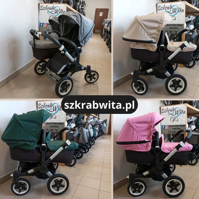 szkrabwita.pl Bugaboo Donkey 2w1 3w1 dla bliźniaków GWARANCJA