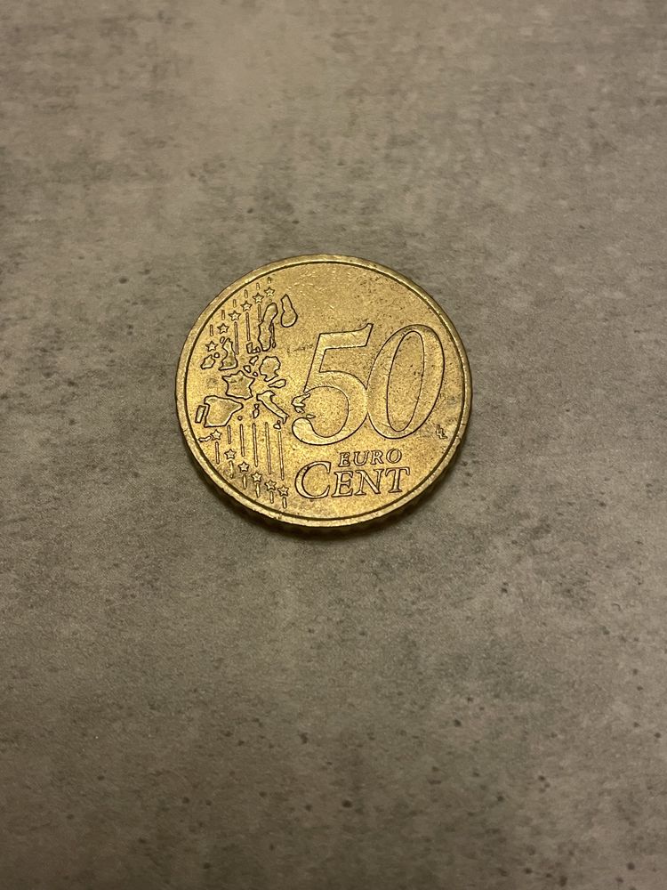 50 euro centów cent 2002 J