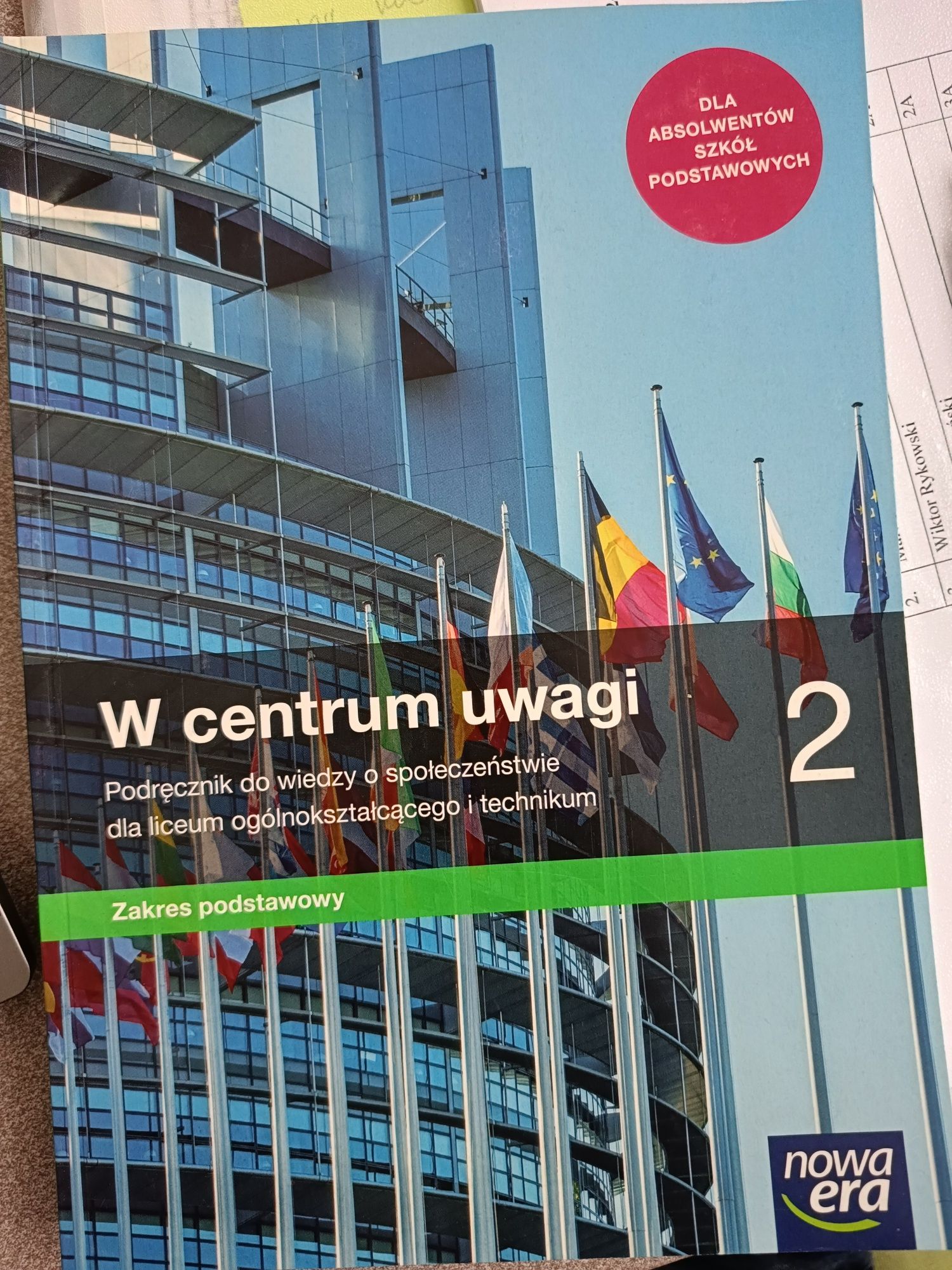 W centrum uwagi 2. Poziom podstawowy. WOS, NOWA ERA