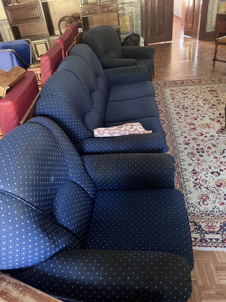 Sofas e cadeiroes varios