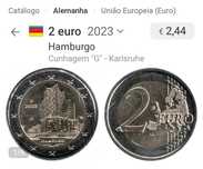 Moeda 2€, Alemanha 2023