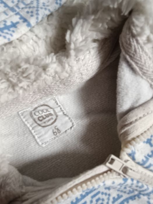 Pajacyk śpioch ciepły polarowy wewnątrz 68