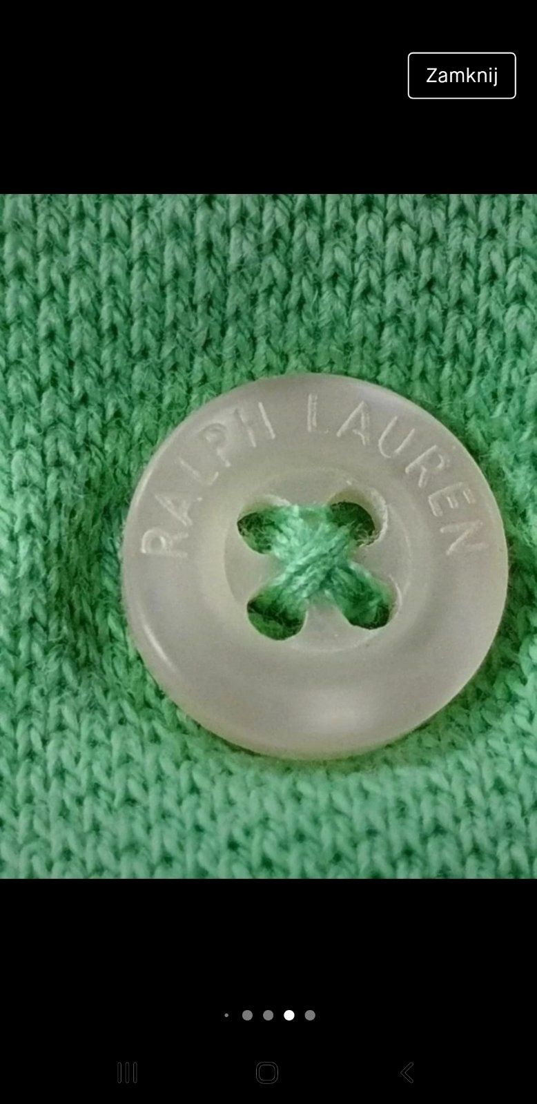 Ralph Lauren młodzieżowa koszulka polo polówka uniseks r S