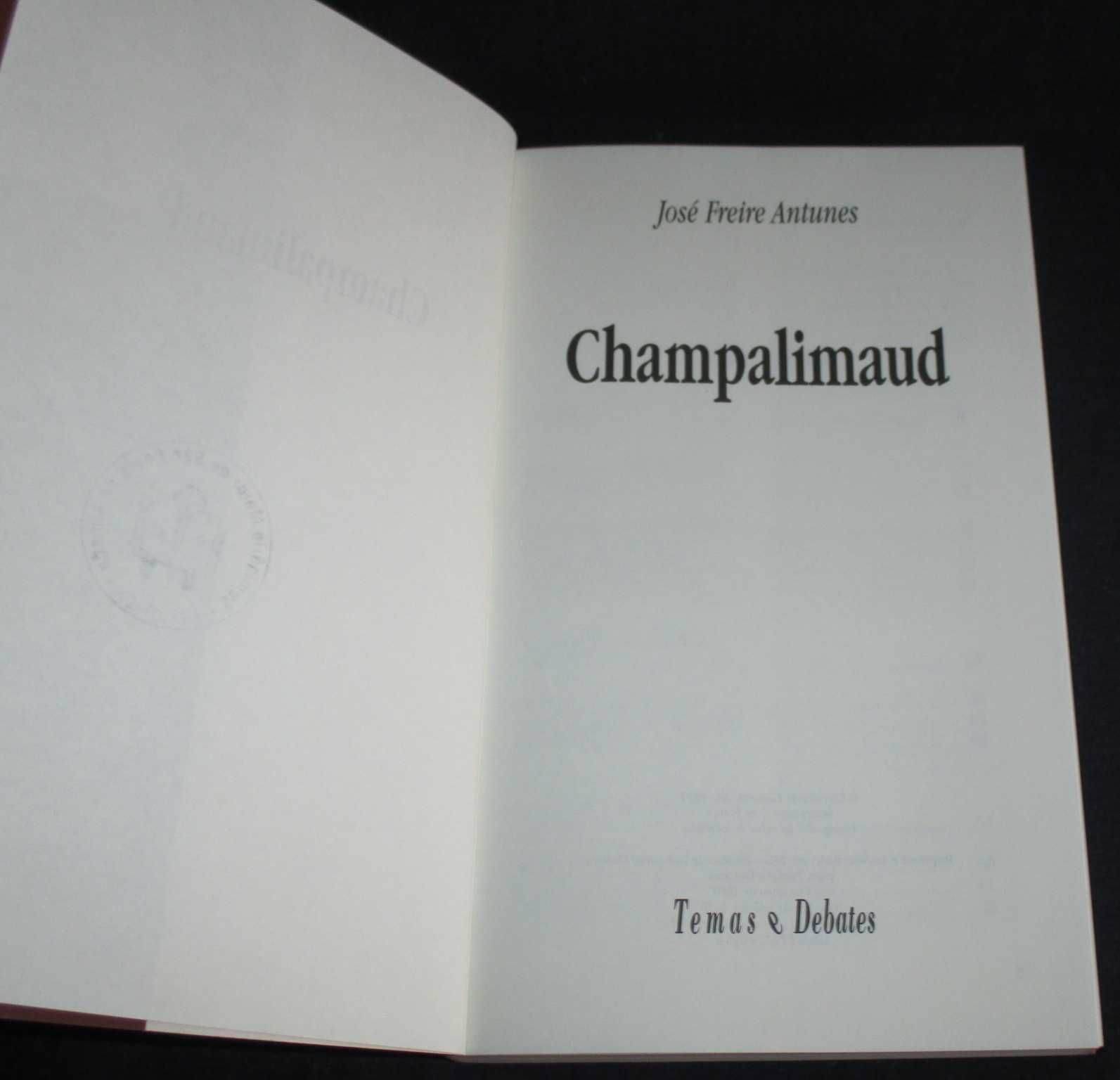 Livro Champalimaud José Freire Antunes Temas & Debates