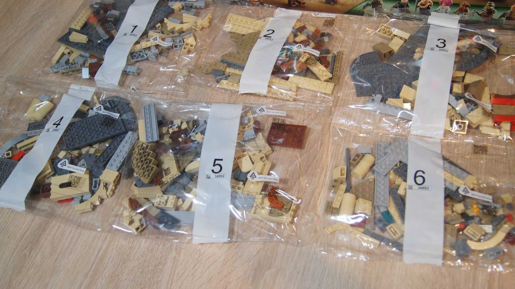 Lego Star Wars 75326 Boba Fett's Throne Room BRAK FIGUREK NOWY