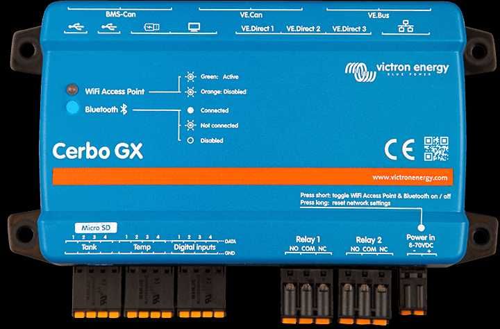 Centro de monitorização Victron Cerbo GX MK 2