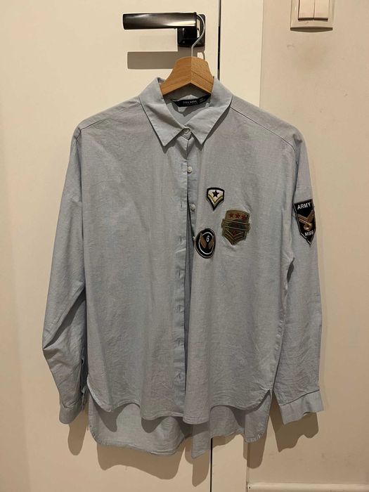 Koszula oversize Zara military