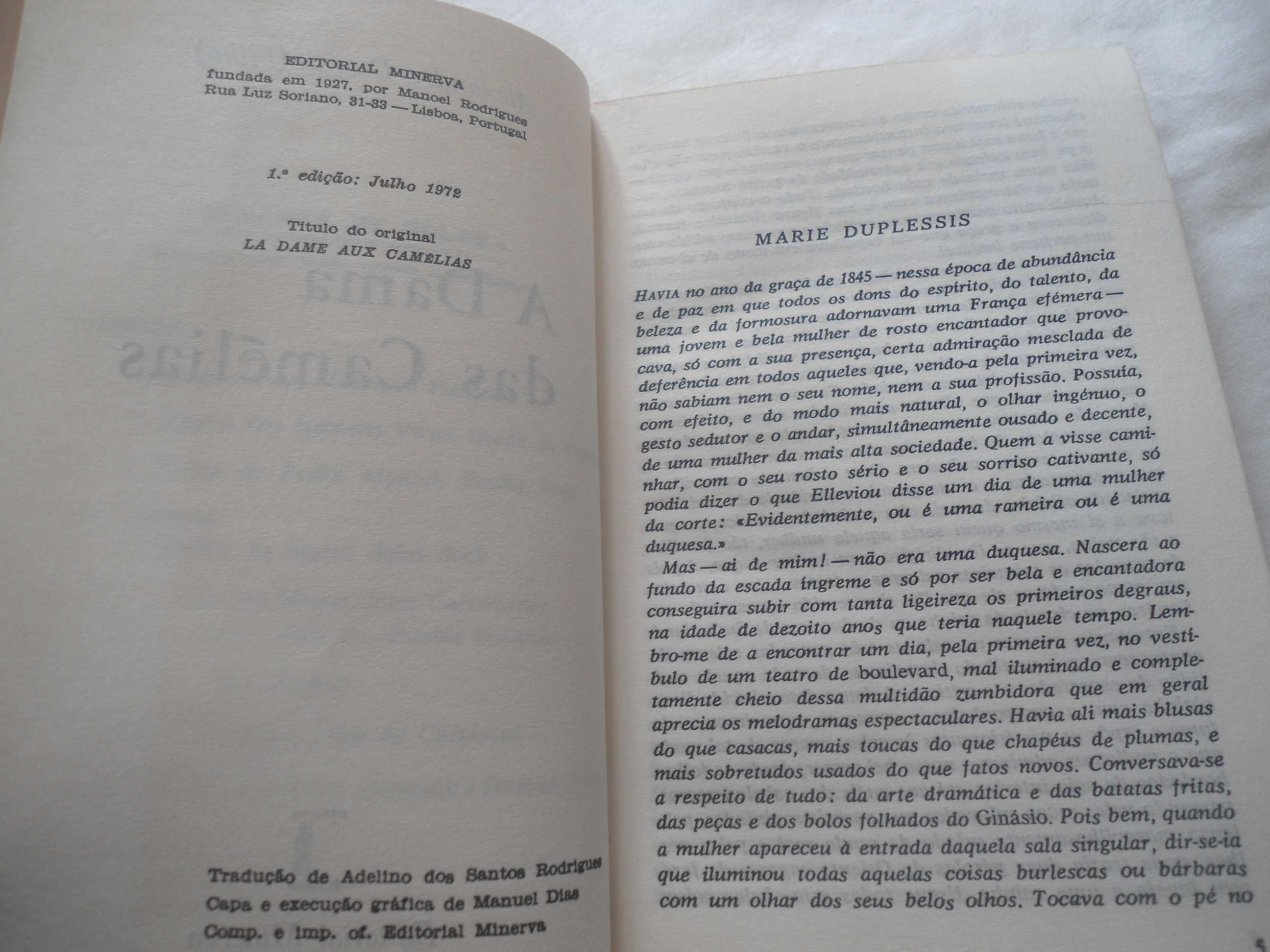 A Dama das Camélias por Alexandre Dumas (filho)