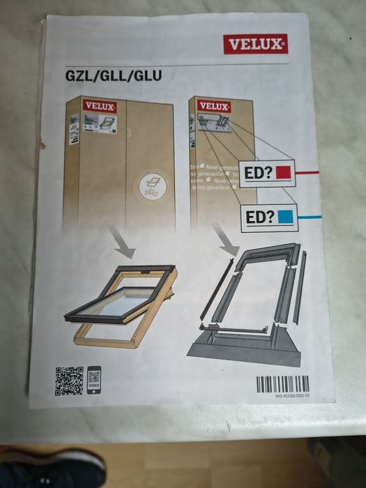 Nowe okno dachowe velux 78cmx118cm