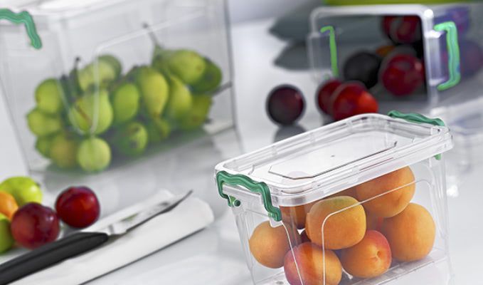 pojemnik plastikowy 1,2l prostokąt multi box z pokrywką