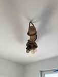 Lampa drewno rustykalna