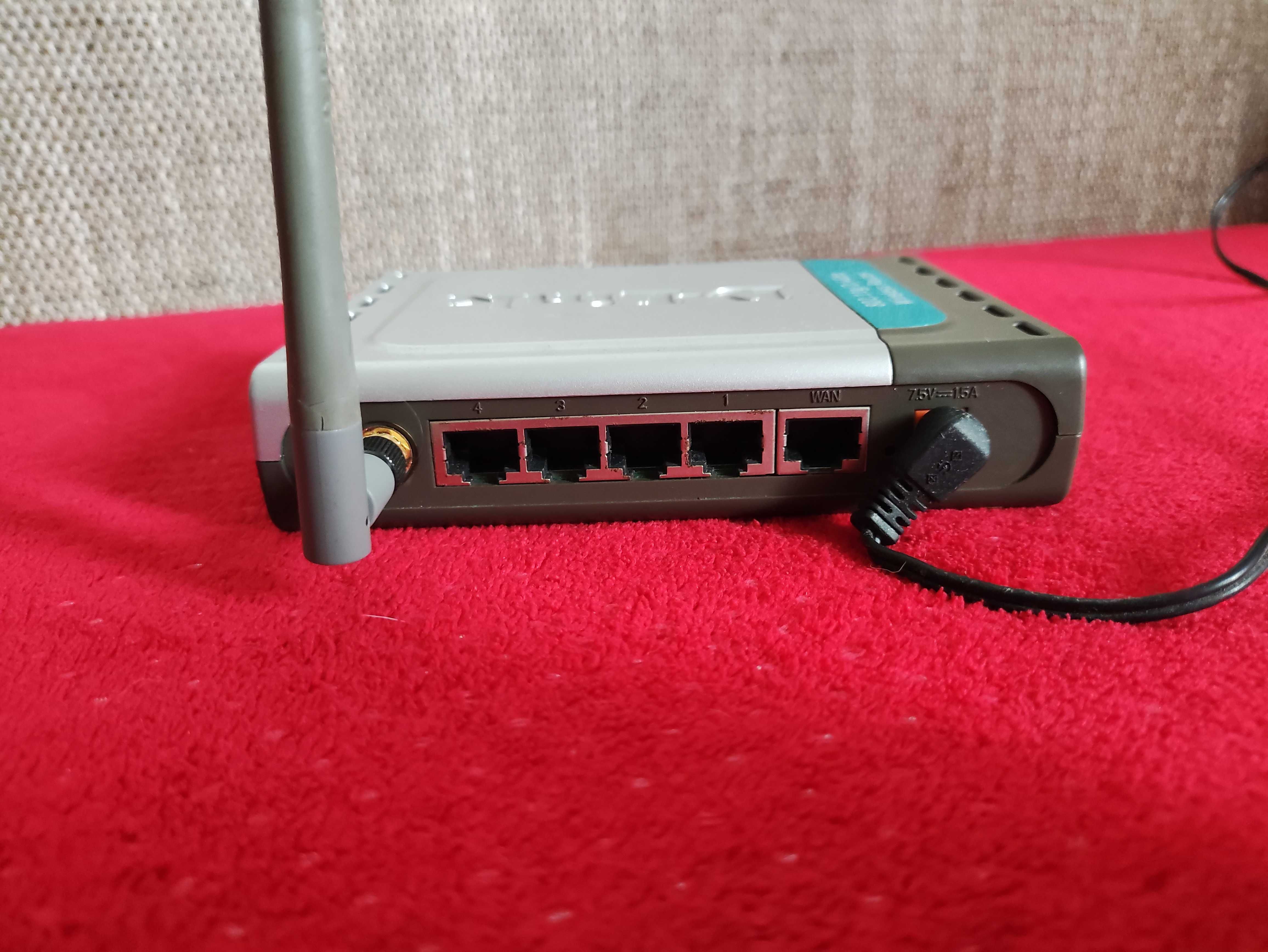 Router D-Link DI-524 do internetu Komputera PC laptopa