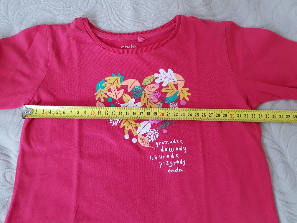 Koszulki Endo 116-122, dla dziewczynki  bluzki