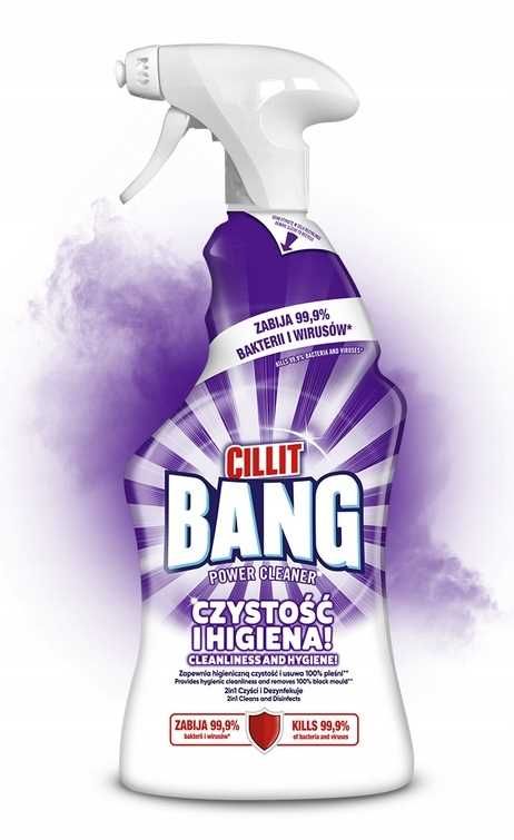cillit bang power cleaner wybielanie i higiena 750ml spray