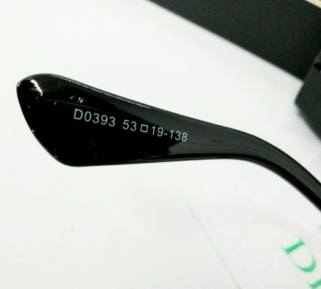 Dita стильные мужские очки черный градиент в черном металле