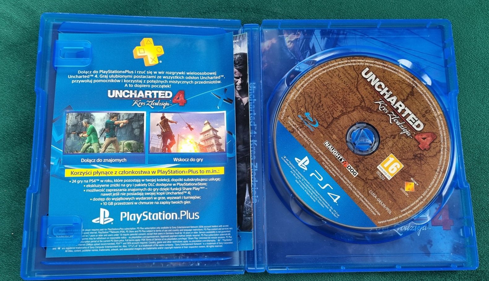 PS4 Uncharted 4 Kres Złodzieja