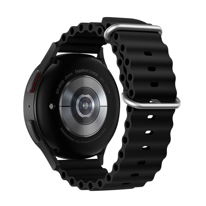Pasek Silikonowy Fs01 Do Samsung Watch 20Mm Czarna