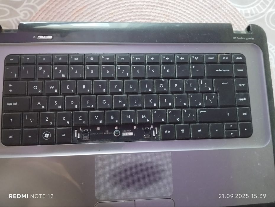 Продам б/у клавиатуру HP pavilion g 6