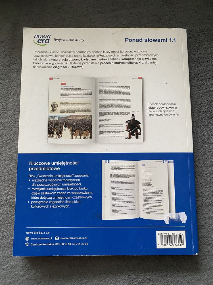 podrecznik zakres podstawowy i rozszerzony klasa 1 polski