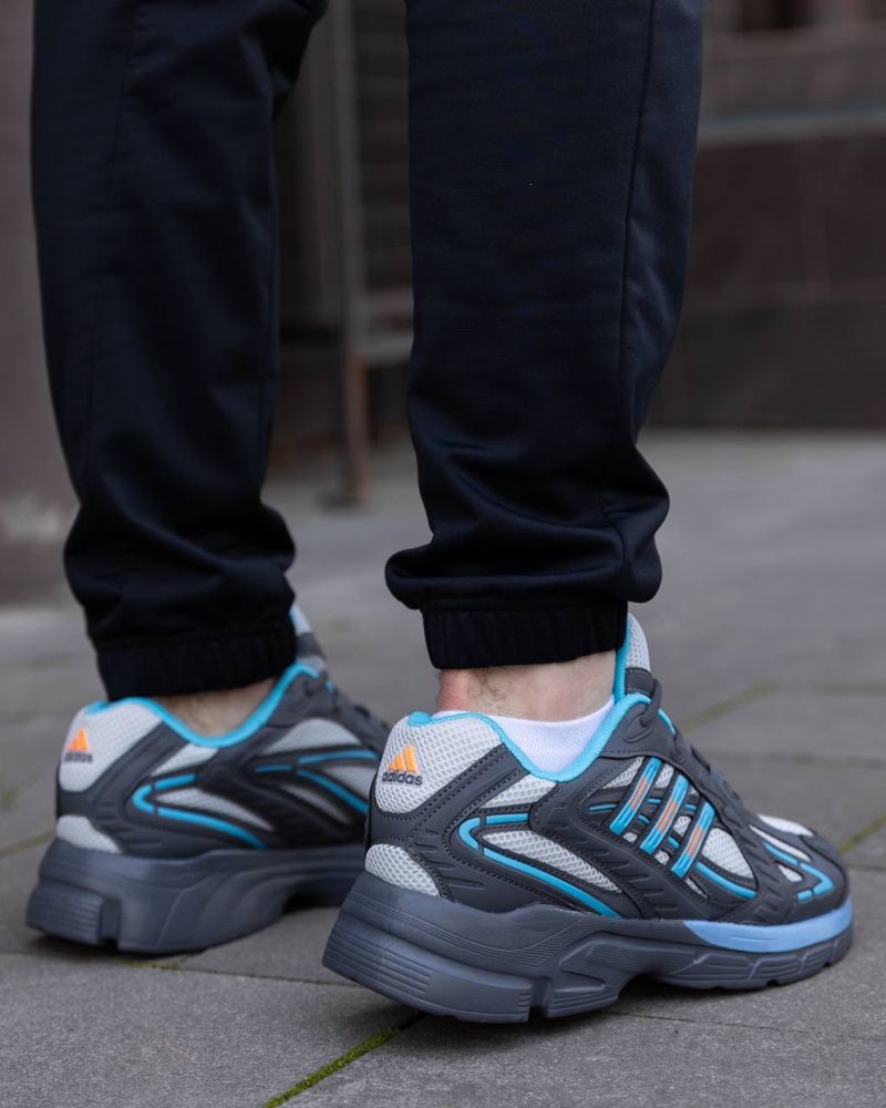 Чоловічі кросівки адідас респонс Adidas Responce Grey Blue [40-44]