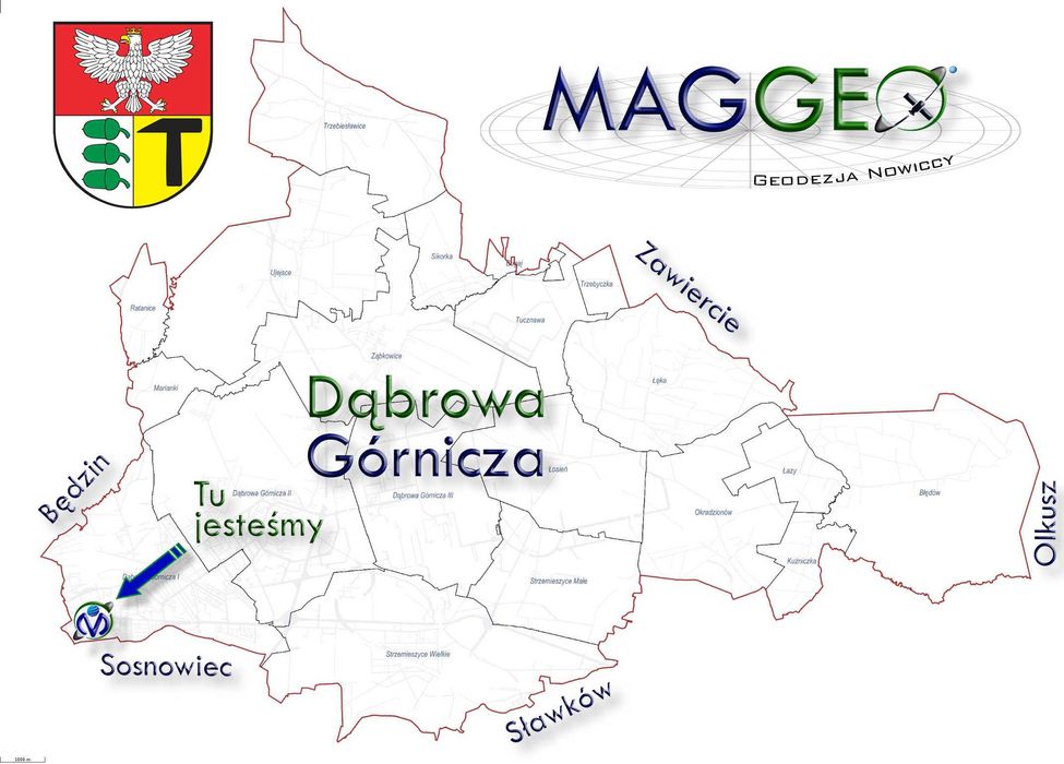 MAGGEO Usługi Geodezyjne, Geodeta Dąbrowa Górnicza Sosnowiec Będzin