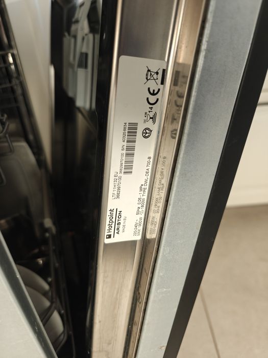 Zmywarka ariston 60cm do zabudowy