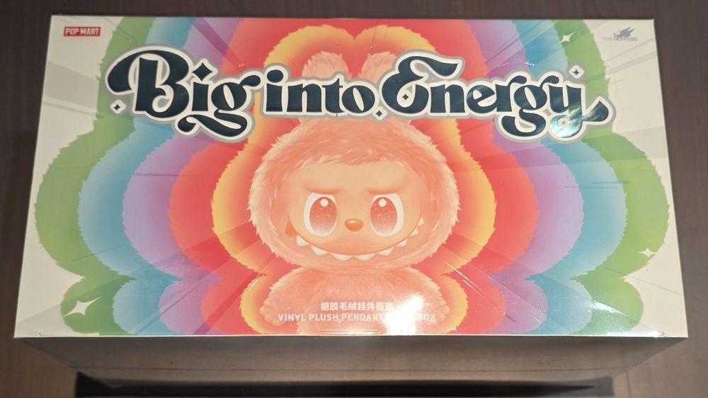 Oryginalne Labubu Big Into Energy – zafoliowany zestaw, 6x różne