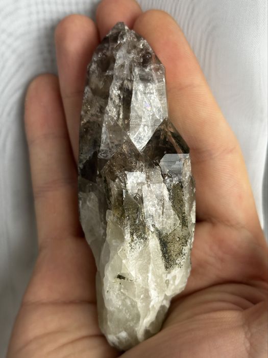 Kwarc dymny z epidotem - Strzegom