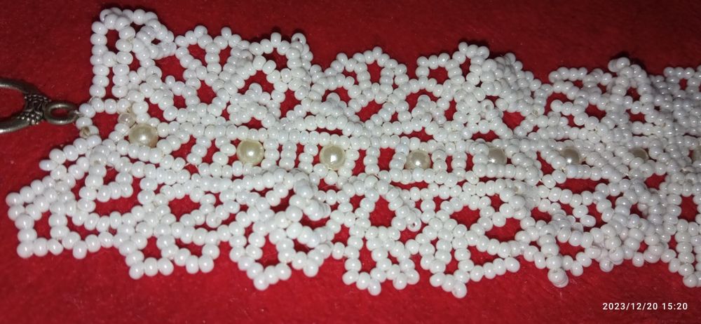 Браслети кружевні з чеського ..бісеру.