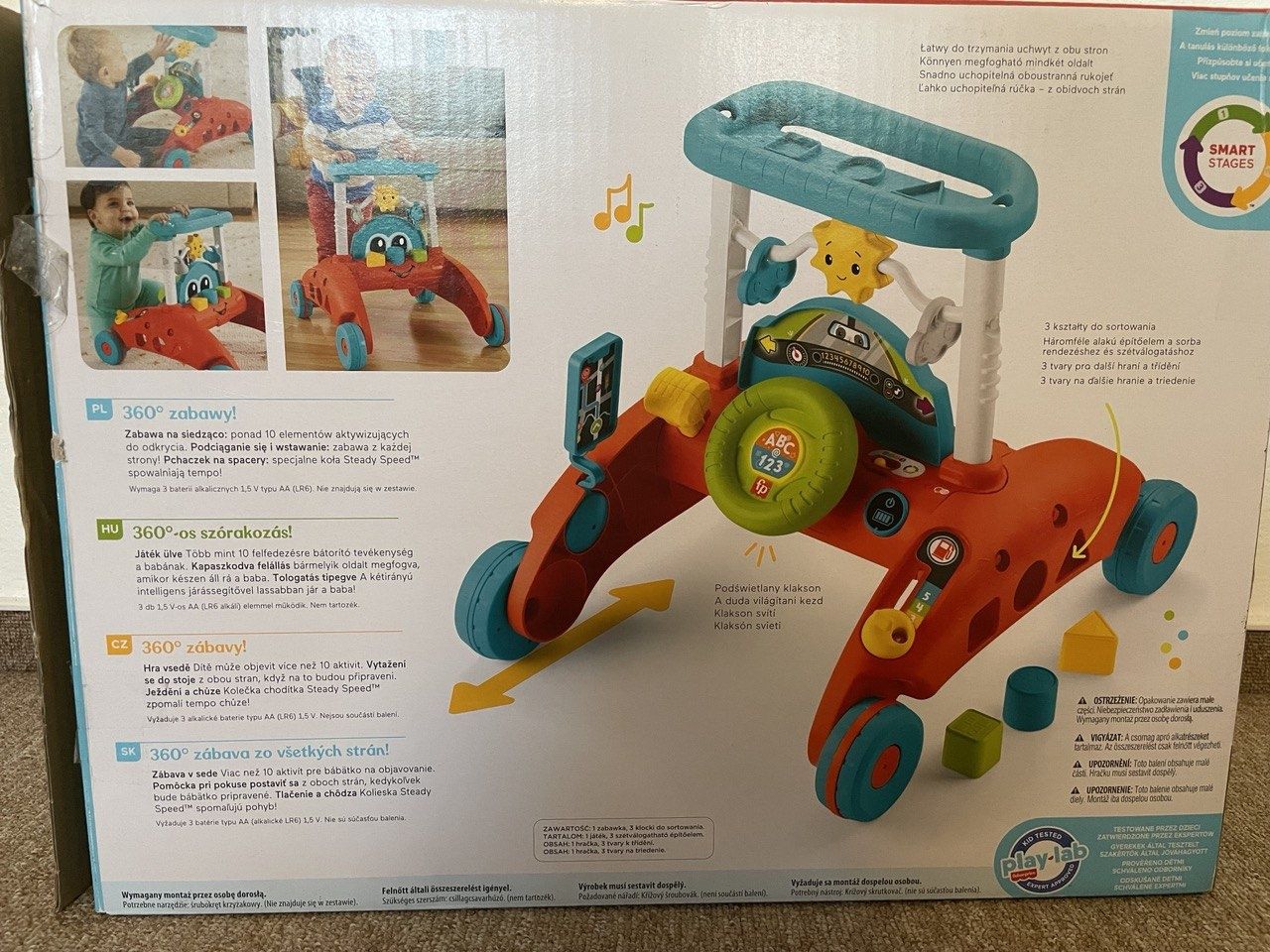 Ходунки каталка толокар Fisher price