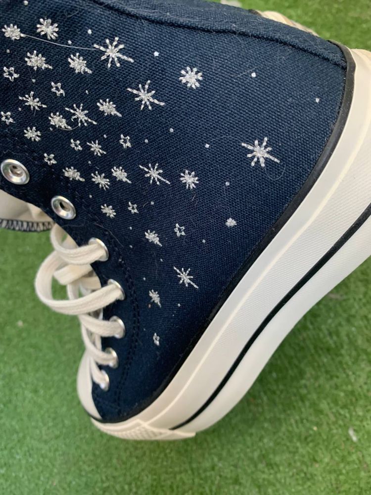 Converse  высокие кеды 24-24,5 см