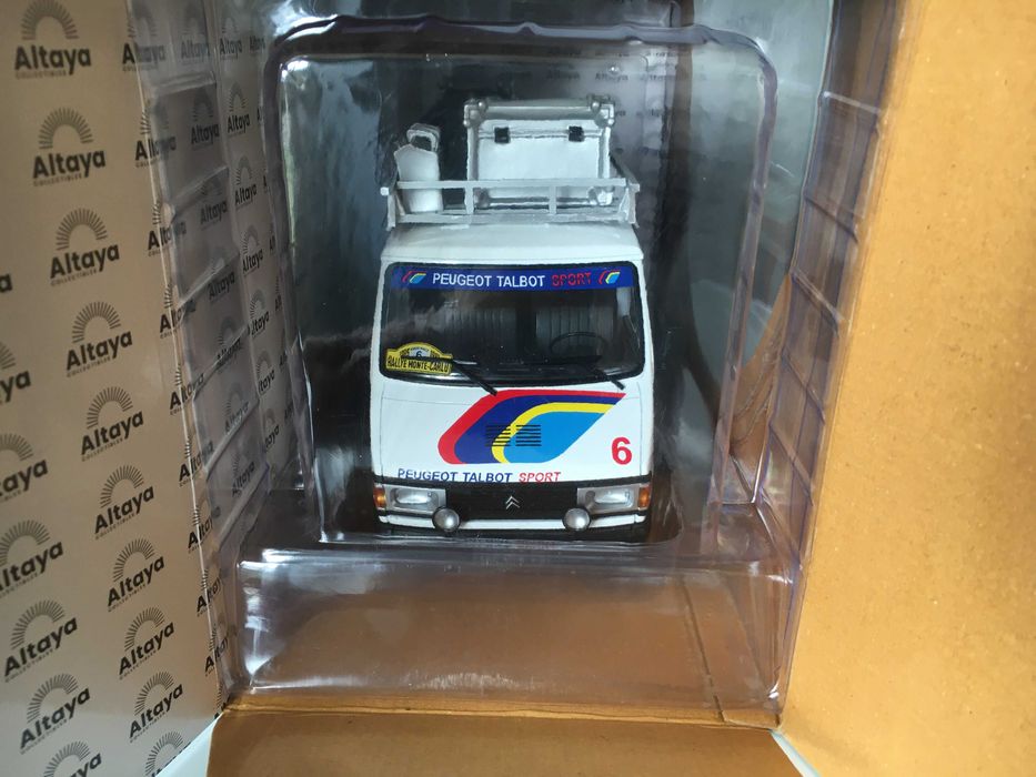 Altaya 1:18 Citroen C35 assistência Peugeot Talbot rally Monte Carlo
