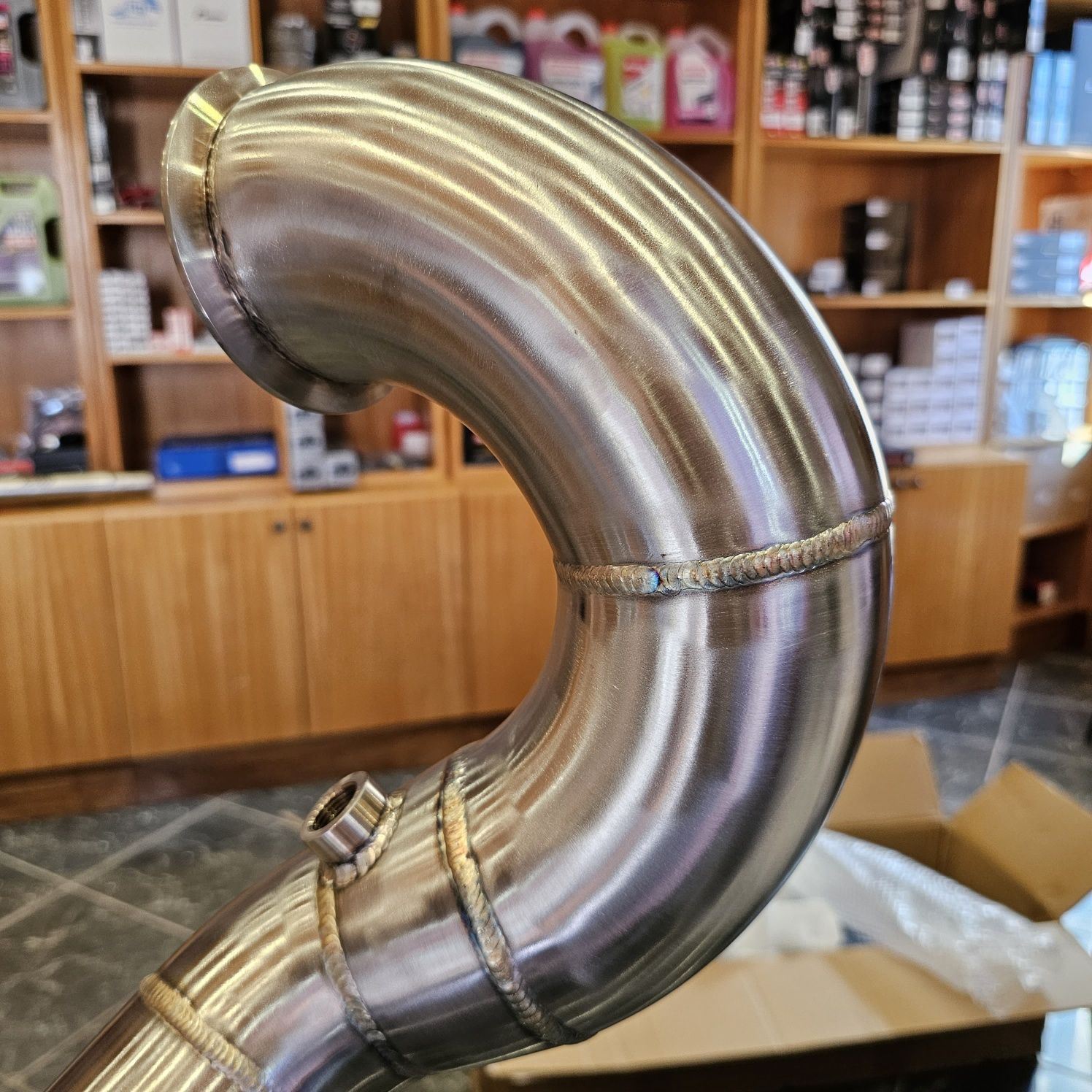 Downpipe 90mm>76mm Alpha Competition VW GOLF MK7 R / MK7.5 R / AUDI S3