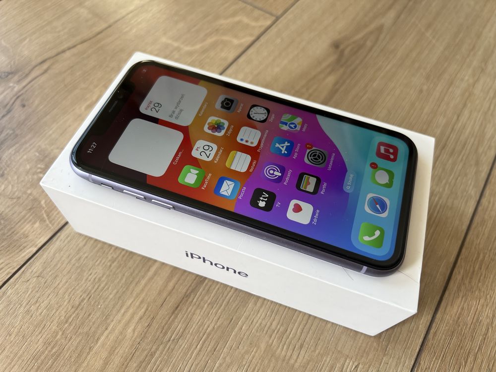 Idealny iPhone 11 64 GB PURPLE w bardzo dobrym stanie!