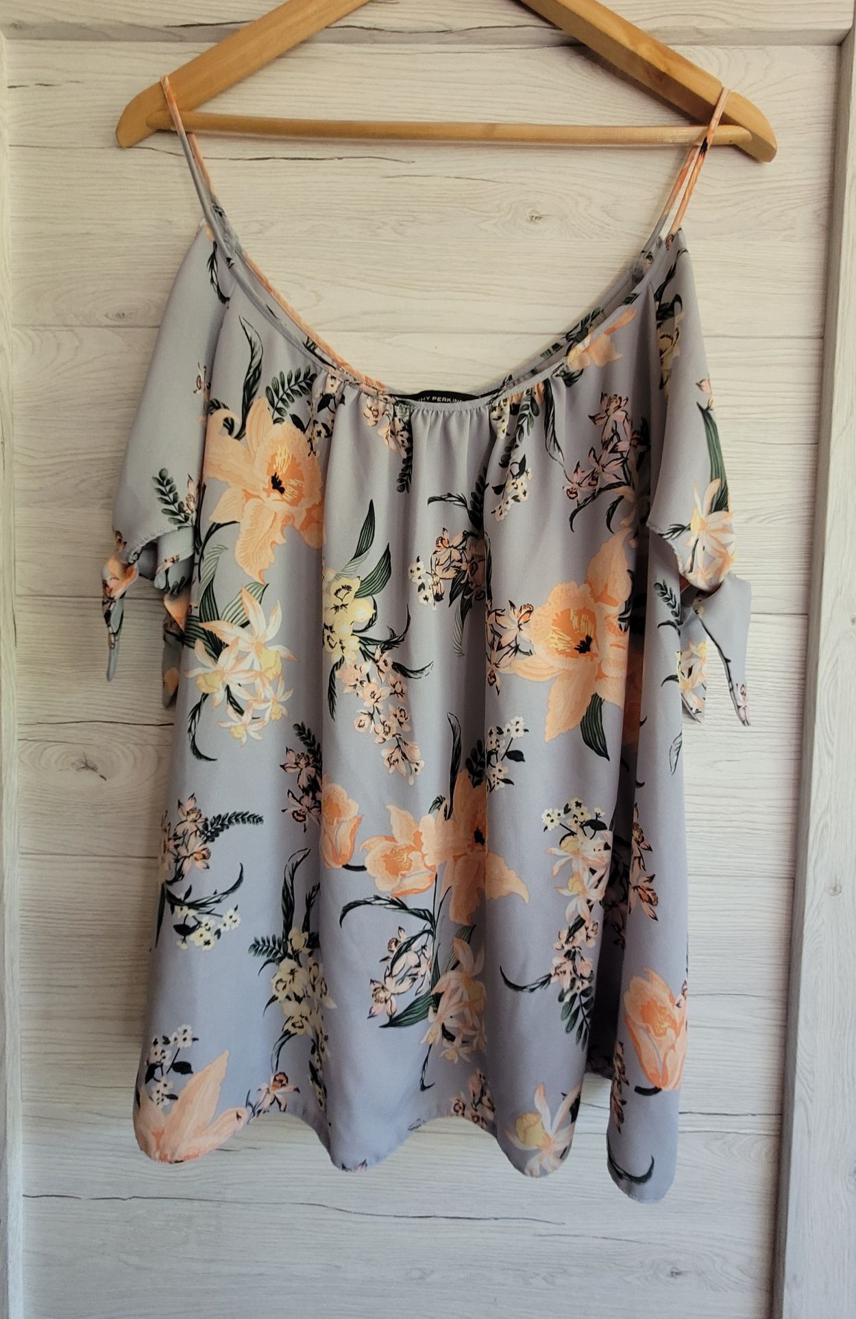 Śliczna zwiewna bluzka Dorothy Perkins M print kwiatowy
