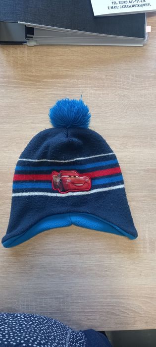 Czapka ocieplana Auta