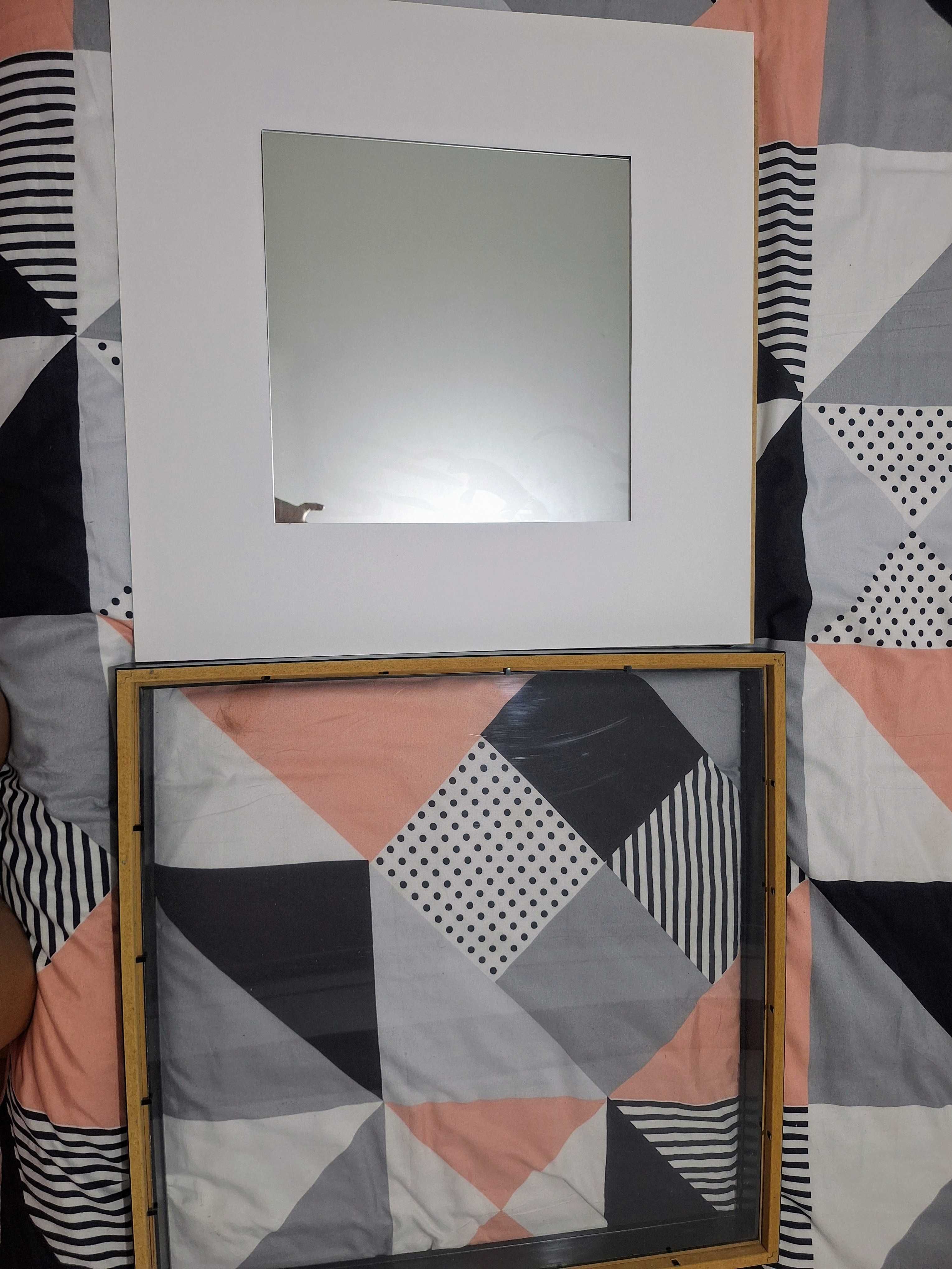 Porta retratos com espelho 52cm