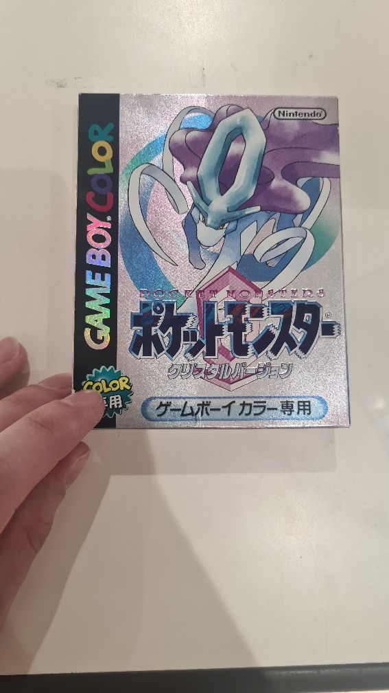 Pokemon: Crystal na caixa Versão Japonêsa (Game Boy Color, 2001)