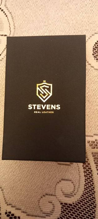 Portfel damski skóra naturalna kolor wiśniowy STEVENS nowy.