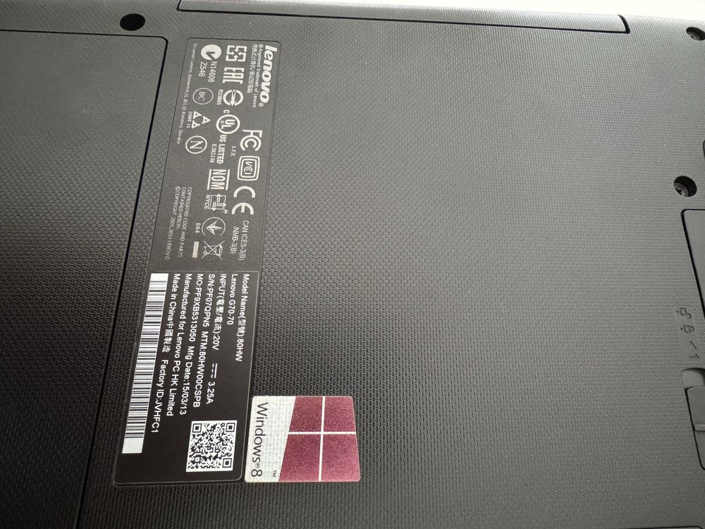 Laptop Lenovo G70-70