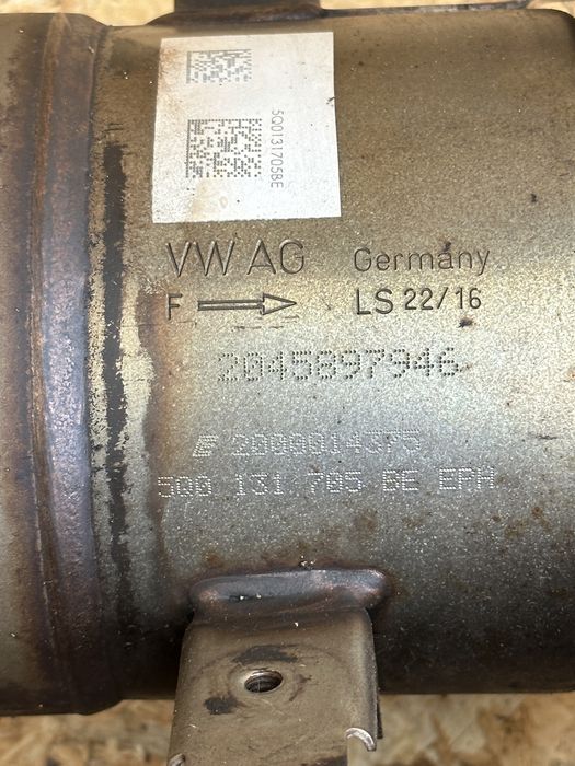 AUDI A3 8V 2.0TDI CRL CRB CUN CUNA DPF Filtr cząstek stałych DIESEL VW