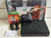GWARANCJA Xbox One X 1TB Black z napędem +Red Dead Redemption II