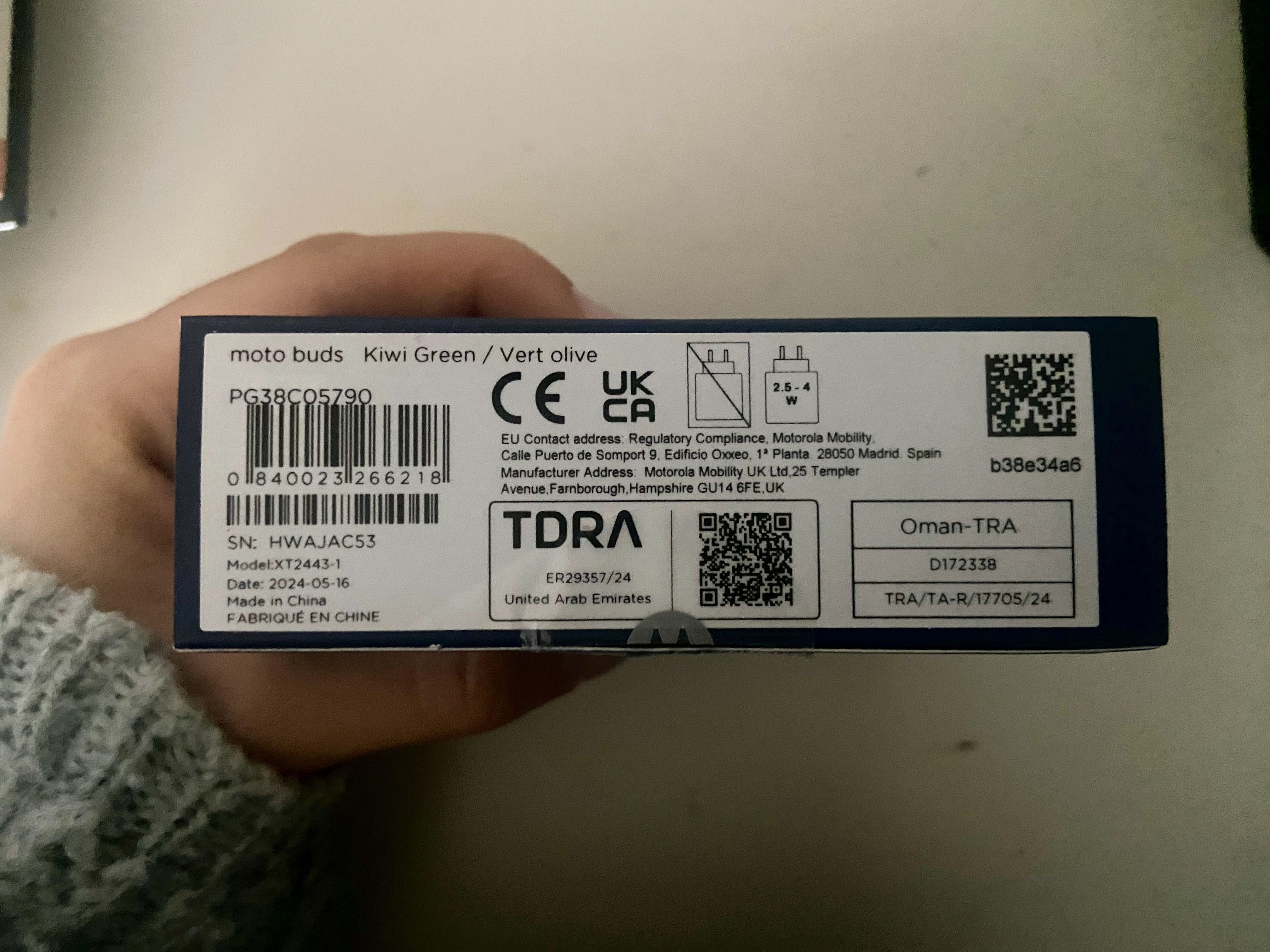Moto buds słuchawki bezprzewodowe