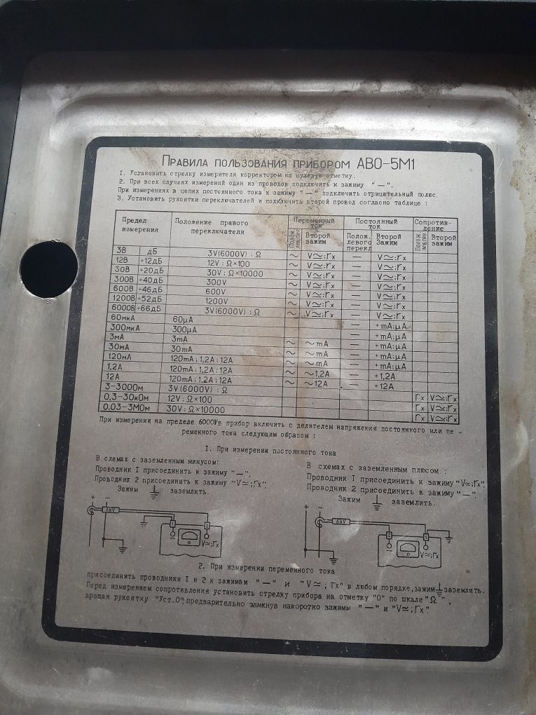 Продам прибор АВО 5М1